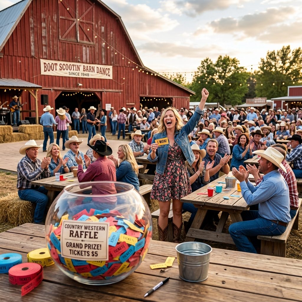 Country Boot Scootin Raffle
