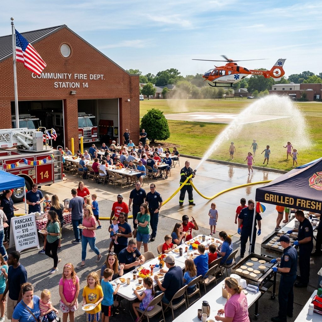 Community Firehouse Pancake Event