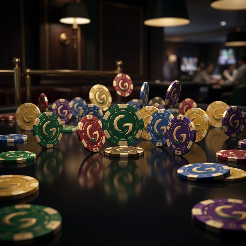 FundGuru Casino Poker Chips Graphic