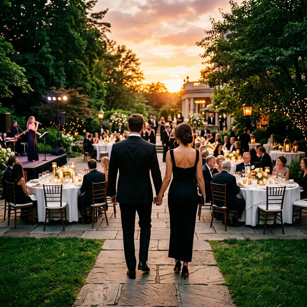 Black-tie patio gala